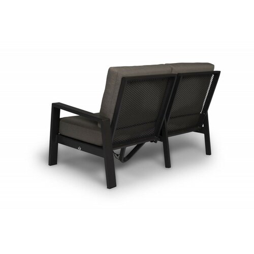 Tierra Outdoor Queens Lounge 2-Seater Links - Charcoal - afbeelding 2