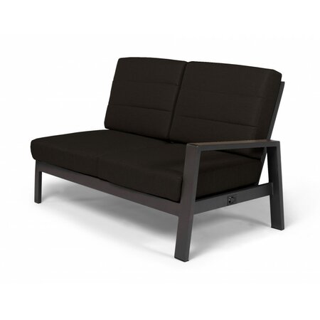 Tierra Outdoor Queens Lounge 2-Seater Links - Zwart