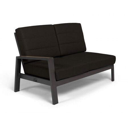 Tierra Outdoor Queens Lounge 2-Seater Rechts - Zwart