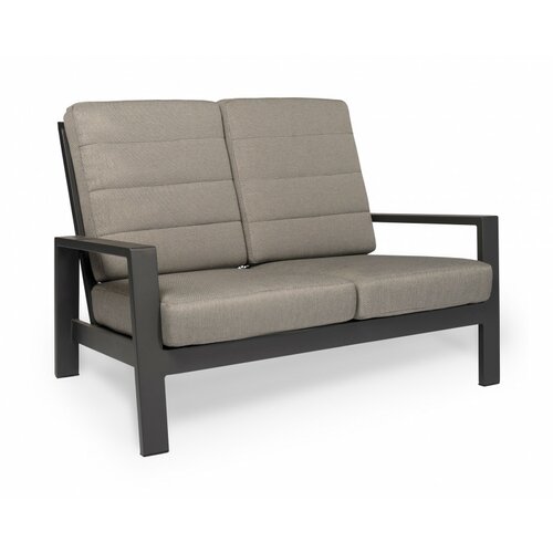 Tierra Outdoor Queens Lounge Bench 2-Seater - Charcoal - afbeelding 1