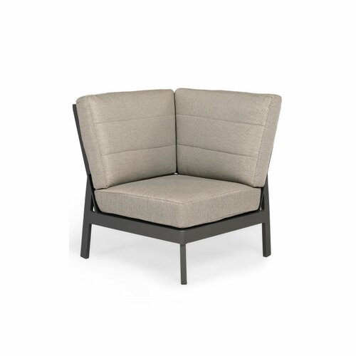 Tierra Outdoor Queens Lounge Small Corner - Charcoal - afbeelding 1