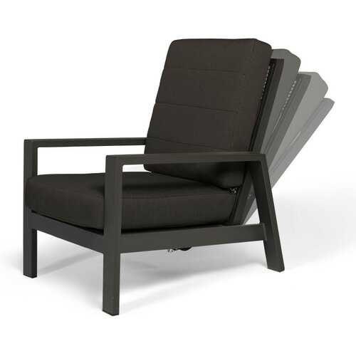 Tierra Outdoor Queens Loungestoel - Zwart - afbeelding 2