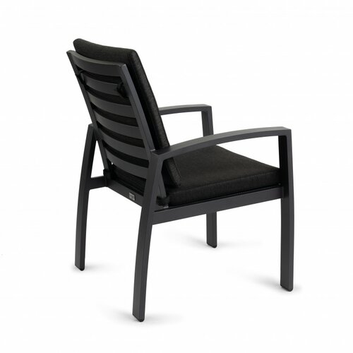 Tierra Outdoor Valencia Dining Chair - Zwart - afbeelding 2