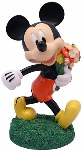 Tuinbeeld polyr. 3d mickey flowers