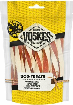 VOSKES Twists kip&vis 100g
