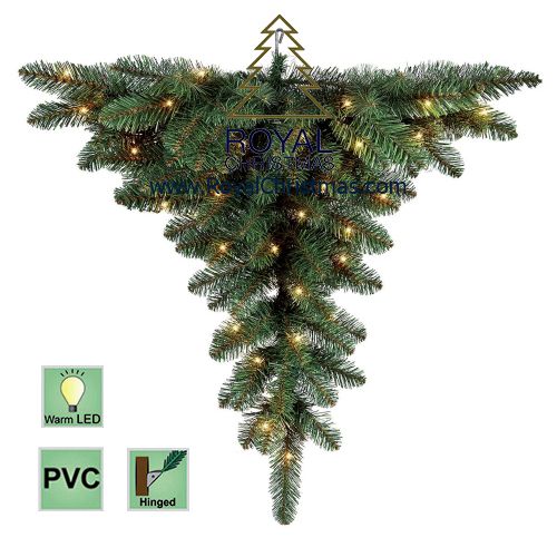 Royal Christmas Kunstkerstboom UPSIDE DOWN CEILING TREE 120CM WARM LED