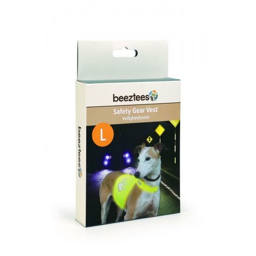 BEEZTEES Veiligheidsvest reflecterend geel m - afbeelding 2