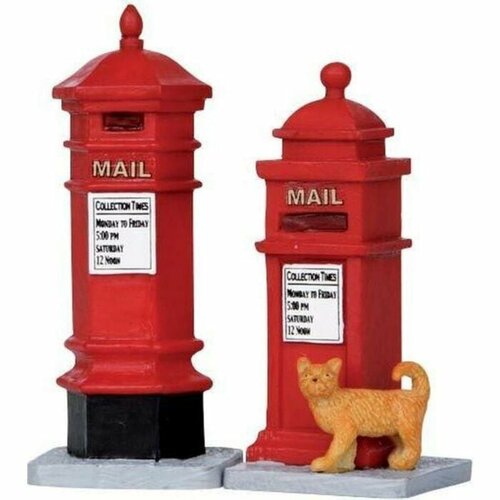 VICTORIAN MAILBOXES, SET OF 2
