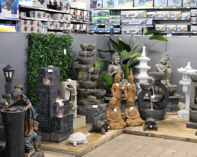 Vijverdecoratie - Teichdekoration