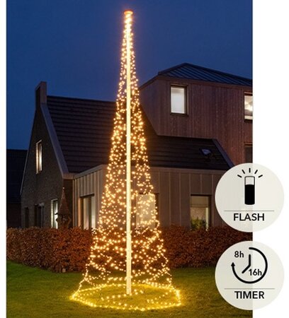 Vlaggenmast verl. fl 1240l 6x2m cw - afbeelding 1
