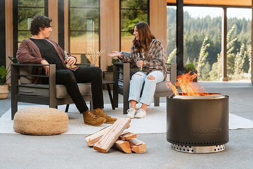 Vuurkorf bonfire d49.5cm zwart - afbeelding 3