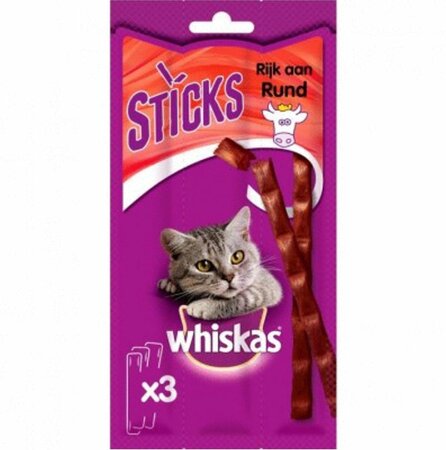 WHISKAS Catsticks rund 18g