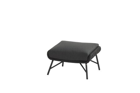 Wing footstool with cushion
