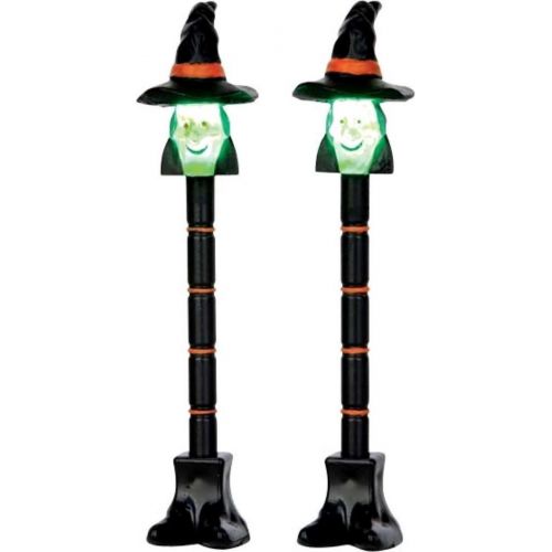 Lemax Witch Lamp Post, Set Of 2, B/O (4.5V)