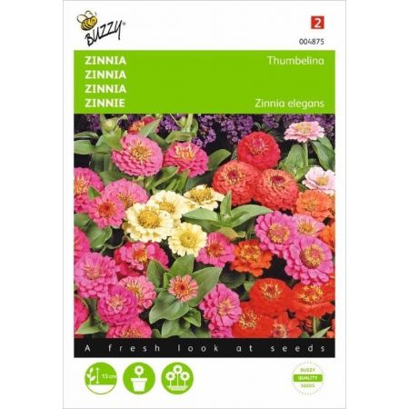 Zinnia elgegans thumbelina mx 0.75g